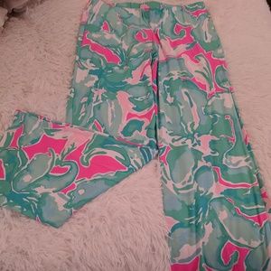 Lilly Pulitzer Knit Pull On Pants Sz. M